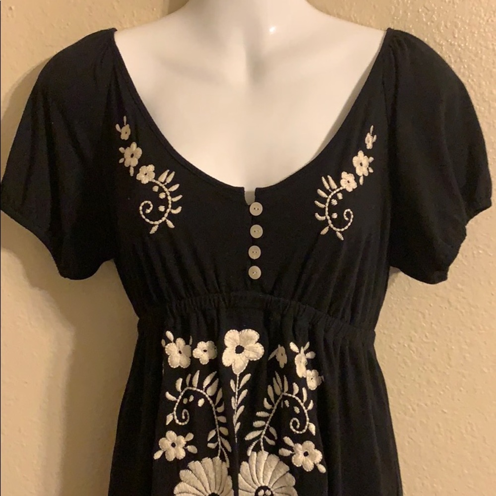 Ivy Jane Uncle Frank embroidered boho dress M - Picture 3 of 5